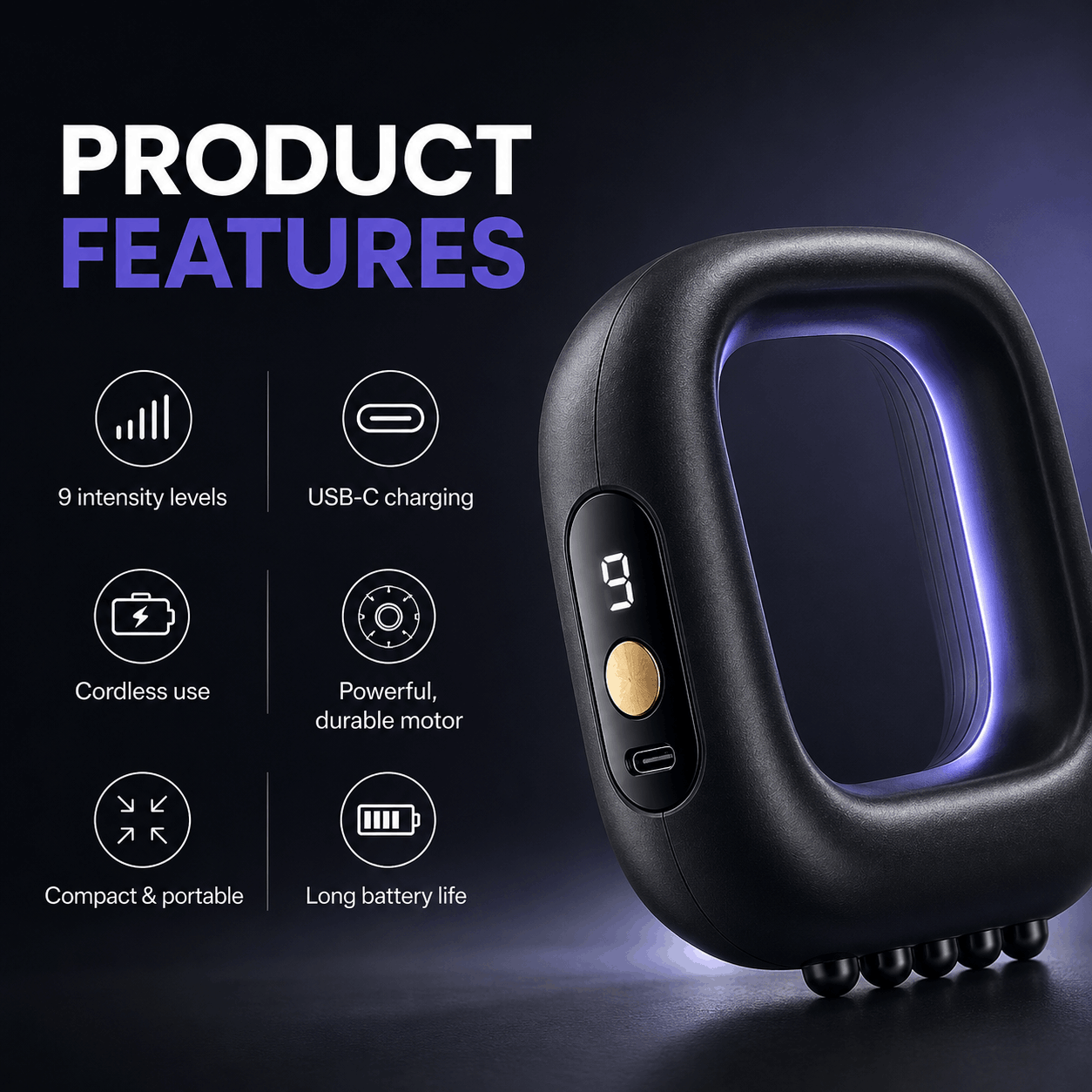 Corelax™ Hands-Free Vibration Massager